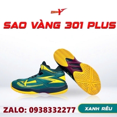 Giày bóng chuyền Sao Vàng 301 PLUS chính hãng (xanh rêu)