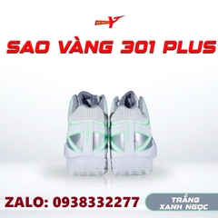 Giày bóng chuyền Sao Vàng 301 PLUS chính hãng (trắng xanh rêu)