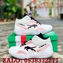 Giày bóng chuyền nam cày sân bê tông VHD sói đỏ cổ cao chính hãng