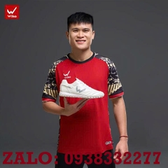 Giày bóng đá - đá banh sân cỏ nhân tạo Wika TH10 chính hãng (màu kem)