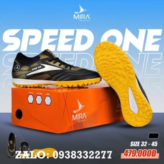 Giày bóng đá Mira Speed One chính hãng (Màu đen)