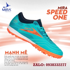 Giày bóng đá Mira Speed One chính hãng (Xanh ngọc)