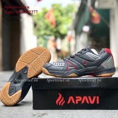 Giày thể thao APAVI (cầu lông, bóng chuyền, bóng bàn, pickleball) màu xám