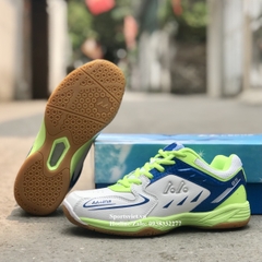 Giày cầu lông nam nữ Lefus L85 chính hãng màu trắng chuối