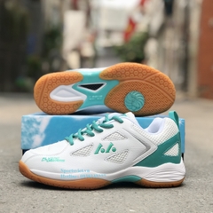 Giày cầu lông nam nữ Lefus L022 New chính hãng màu trắng