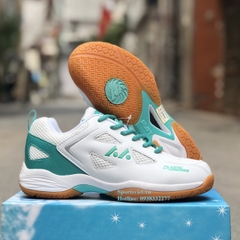 Giày cầu lông nam nữ Lefus L022 New chính hãng màu trắng