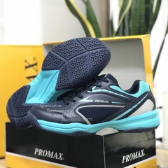 Giày cầu lông bóng chuyền nam nữ sân bê tông Promax PR-22068 màu xanh navy