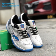 Giày thể thao VHD Acura sói trắng xanh chơi cầu lông, bóng chuyền, tennis, bóng bàn, Pickleball chuyên nghiệp chính hãng
