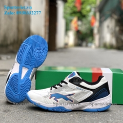 Giày thể thao VHD Acura sói trắng xanh chơi cầu lông, bóng chuyền, tennis, bóng bàn, Pickleball chuyên nghiệp chính hãng