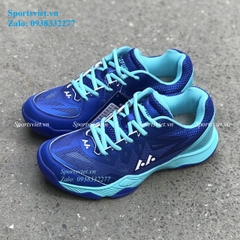 Giày cầu lông nam nữ Lefus L028 chính hãng màu xanh