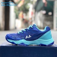 Giày cầu lông nam nữ Lefus L028 chính hãng màu xanh
