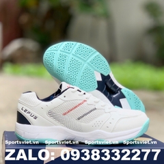 Giày Lefus L039 chơi cầu lông, pickleball nam nữ chính hãng giá rẻ màu trắng ngọc