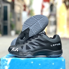 Giày cầu lông nam nữ Lefus L010 màu đen chính hãng