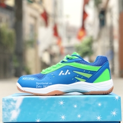 Giày cầu lông nam nữ Lefus L05 chính hãng màu xanh