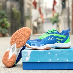 Giày cầu lông nam nữ Lefus L05 chính hãng màu xanh