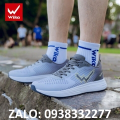 Giày chạy bộ Wika Cross X màu xám