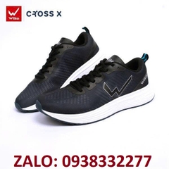 Giày chạy bộ Wika Cross X màu đen