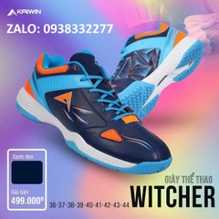 Giày Pickleball Kaiwin Witcher chính hãng trắng cam