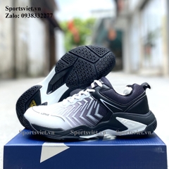 Giày cầu lông nam nữ Lefus L029 chính hãng màu xanh trắng đen