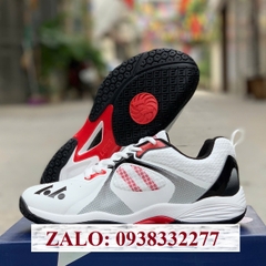 Giày Lefus L030 chơi cầu lông, bóng chuyền, Pickleball nam nữ trắng đỏ