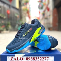 Giày Lefus L033 chơi Pickleball Tennis nam nữ chính hãng xanh đen