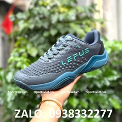 Giày Lefus L036 chơi Pickleball Tennis nam nữ chính hãng xanh rêu