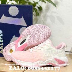 Giày Lefus L038 chơi cầu lông, pickleball nam nữ chính hãng giá rẻ màu hồng