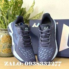 Giày Lefus L038 chơi cầu lông, pickleball nam nữ chính hãng giá rẻ màu xanh navy