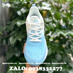 Giày Lefus L038 chơi cầu lông, pickleball nam nữ chính hãng giá rẻ màu trắng xanh