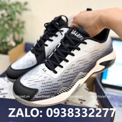 Giày Lefus L040 chơi cầu lông, pickleball nam nữ chính hãng giá rẻ màu trắng đen