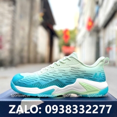Giày Lefus L040 chơi cầu lông, pickleball nam nữ chính hãng giá rẻ xanh ngọc