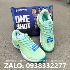 Giày Pickleball Kaiwin ONESHOT chính hãng màu xanh ngọc