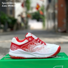 Giày VHD 363 (cầu lông, bóng chuyền Pickleball) màu trắng đỏ