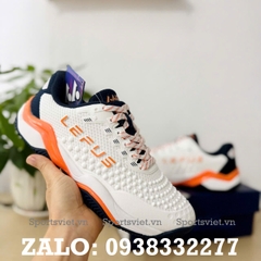 Giày Lefus L036 chơi Pickleball Tennis nam nữ chính hãng trắng cam