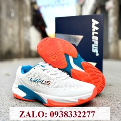 Giày Lefus L033 chơi Pickleball Tennis nam nữ chính hãng màu trắng