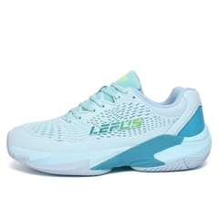 Giày Lefus L033 chơi Pickleball Tennis nam nữ chính hãng xanh ngọc