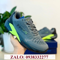 Giày Lefus L033 chơi Pickleball Tennis nam nữ chính hãng xanh rêu
