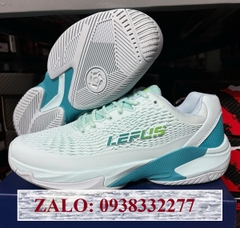 Giày Lefus L033 chơi Pickleball Tennis nam nữ chính hãng xanh ngọc
