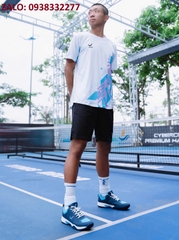 Giày Pickleball Tennis Wika Vetek chính hãng (Xanh navy)