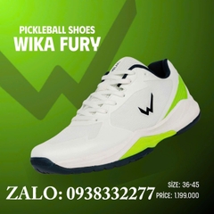 Giày Pickleball Wika Fury chính hãng (trắng chuối)