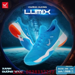 Giày Pickleball Wika Lumix  xanh neon (Quang Dương)