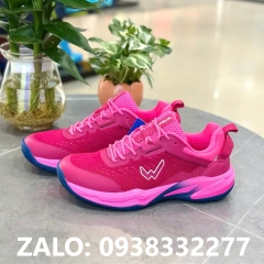 Giày Pickleball Wika Mato (Cầu lông, pickleball) nam nữ chính hãng màu đỏ