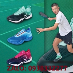 Giày Pickleball Wika Stark (Cầu lông, pickleball) nam nữ chính hãng màu xanh hồng