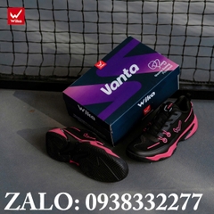 Giày Pickleball Wika Vanta chính hãng (đen đỏ)