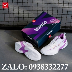 Giày Pickleball Wika Vanta chính hãng (trắng tím)