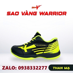 Giày bóng chuyền sao vàng Warrior đen vàng chính hãng