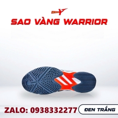 Giày bóng chuyền sao vàng Warrior trắng đen chính hãng
