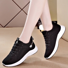 Giày thể thao sneaker nữ Hot Trend 2021 -Hamishu 135 màu đen