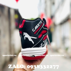Giày VHD Fortuner đỏ đen (cầu lông, bóng chuyền, tennis, bóng bàn, Pickleball)