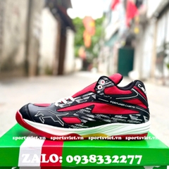 Giày VHD Fortuner đỏ đen (cầu lông, bóng chuyền, tennis, bóng bàn, Pickleball)
